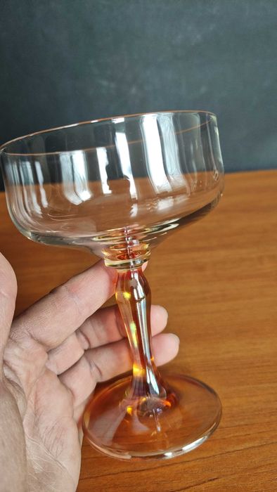 Комплект от 6 бр.чаши от кристално стъкло