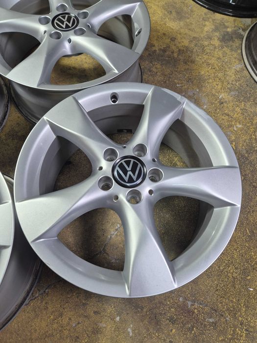 4 Jante Aliaj 5x112 17'' OE VW Golf Passat Touran Sharan Caddy Tiguan