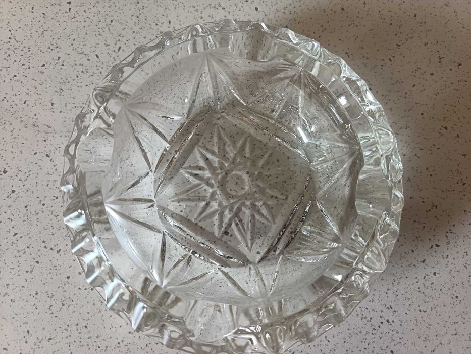 Scrumiera cristal Bohemia, 15, 5 cm