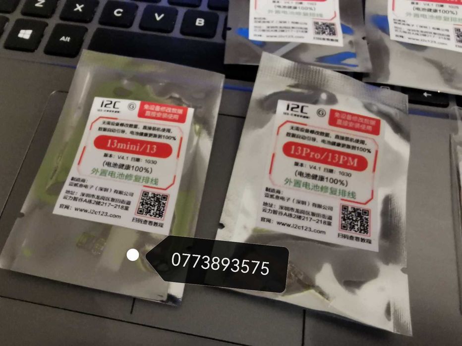 Tag on flex JCID JC V1SE BATERIE Iphone 12 13 14 Mini Plus Pro Max