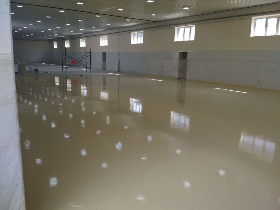 Наливные полимерные полы Бесшовные покрытия.