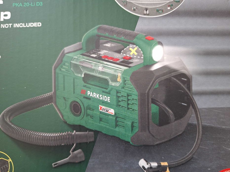 Compresor - pompa de aer auto portabila alimentare 20V