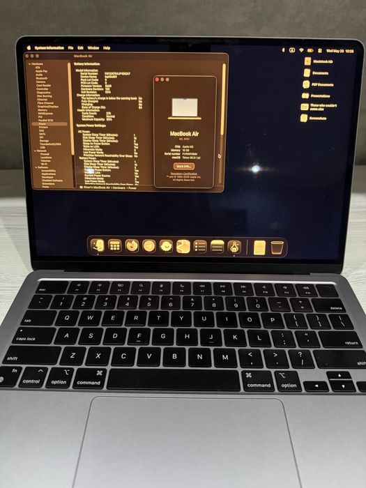 MacBook Air M2 89% 16/256 Space Grey