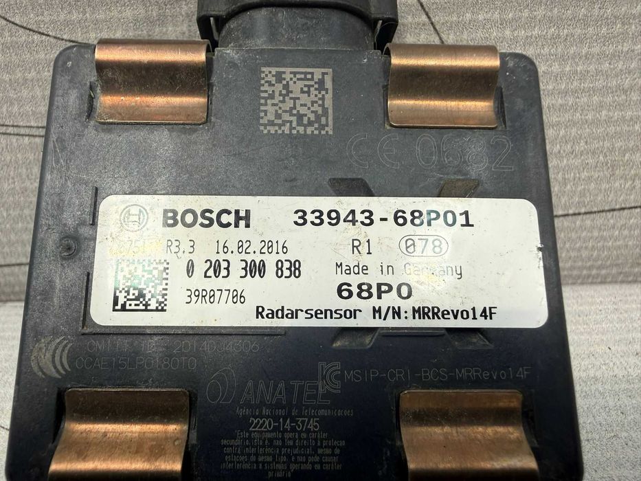 Senzor radar Suzuki Baleno IV COD: 33943-68P01 2016 / [2015+] / (5B2)