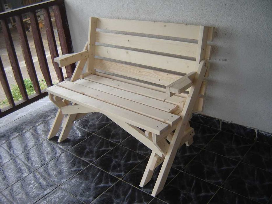 Banca pliabila pentru terasa;gradina pentru 4;6 persoane