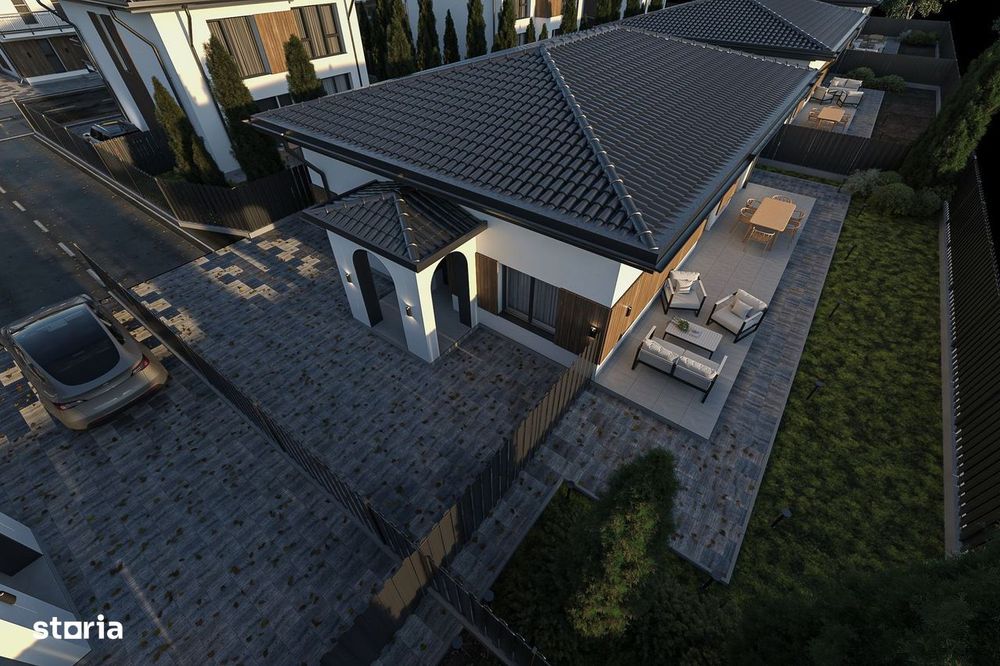 Direct dezvoltator! Vila construita, 4 camere+mansarda! Placa beton