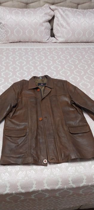 Geaca piele tip sacou