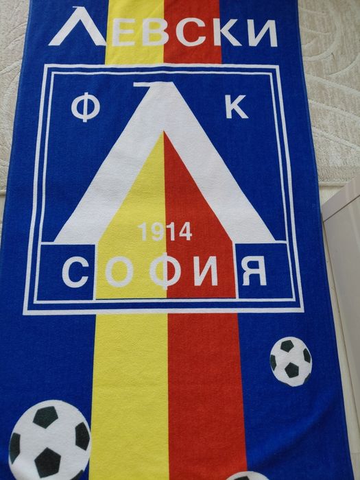 Кърпа на левски 140 на 70см
