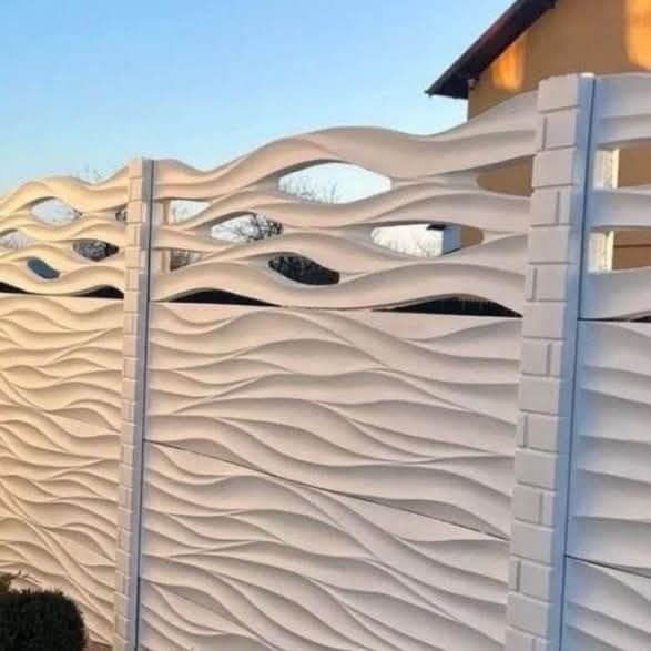 Gard placi  prefabricate din beton, oferim montaj