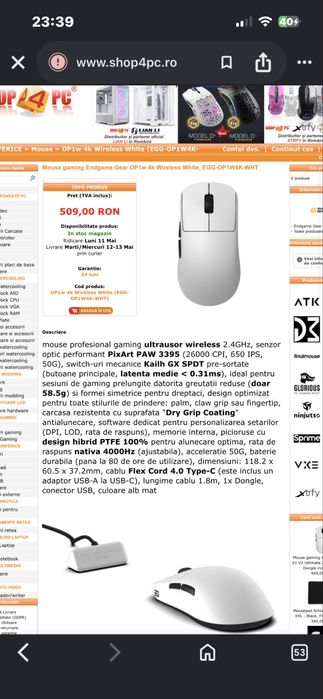 Vand urgent mouse op1w 4k