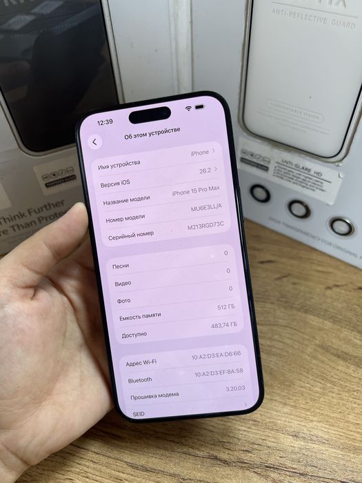 Iphone 15 pro max Esim 512gb 98214 Pintel.kz