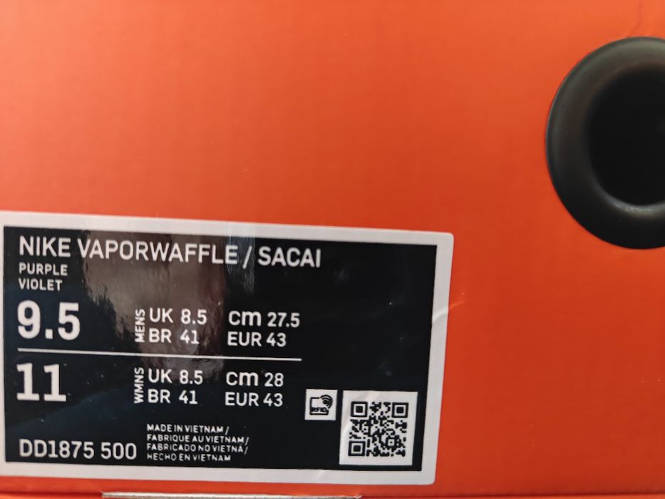 Nike Sacai Vaporwaffle 43 barbati