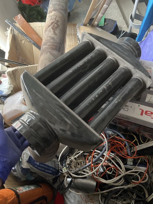 Печка на дърва с буриите