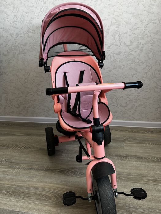 Велосипед с ручкой для девочки