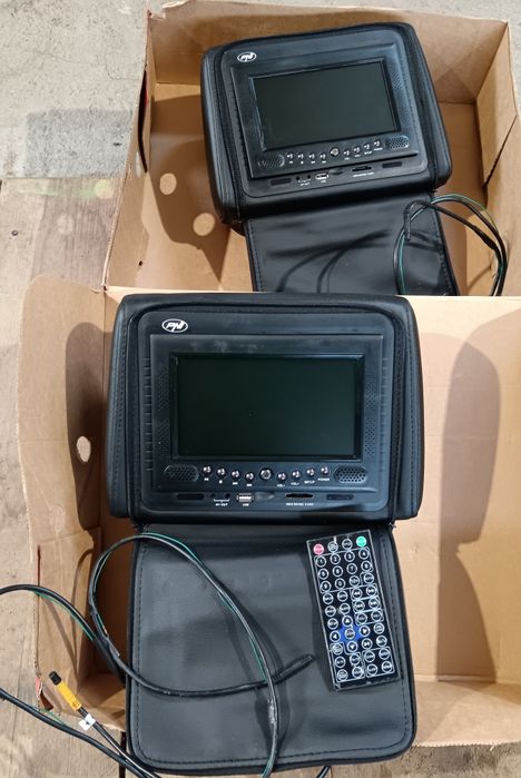 Tetiere auto PNI, cu DVD, telecomandă, display 7 inchi