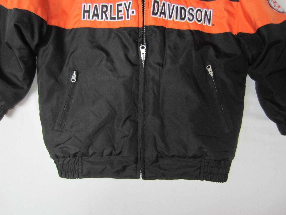 Geaca copil Harley-Davidson,  masura 4T(3-4ani), matlasata, poliester, stare f. buna
