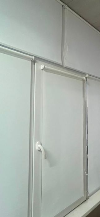 Установка ролл штор