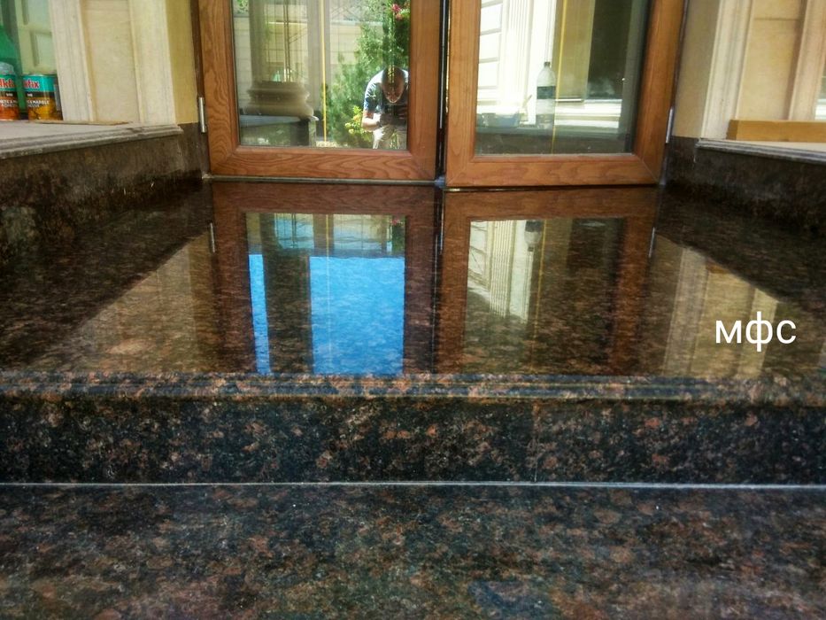 Полировка мрамора.