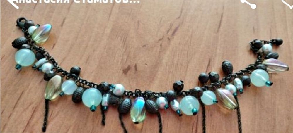 Ефектен медальон-сърце,красива гривна И дървена кутия за бижу