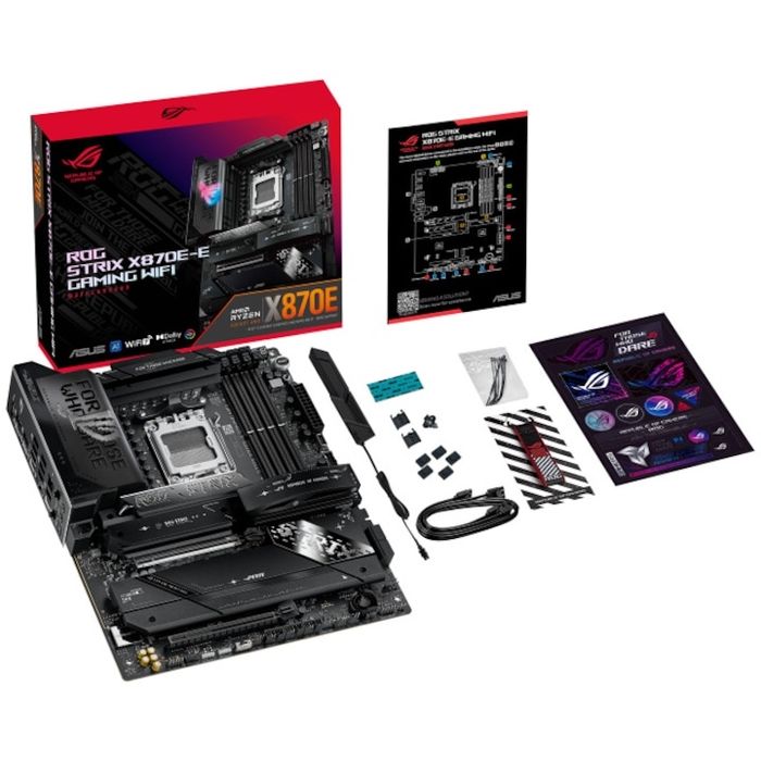 Дънна платка ASUS ROG STRIX X870E-E GAMING WIFI, Socket AM5, DDR5, ATX