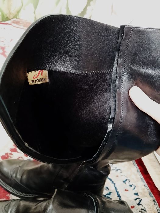 Сапоги кожаные фирма baver
