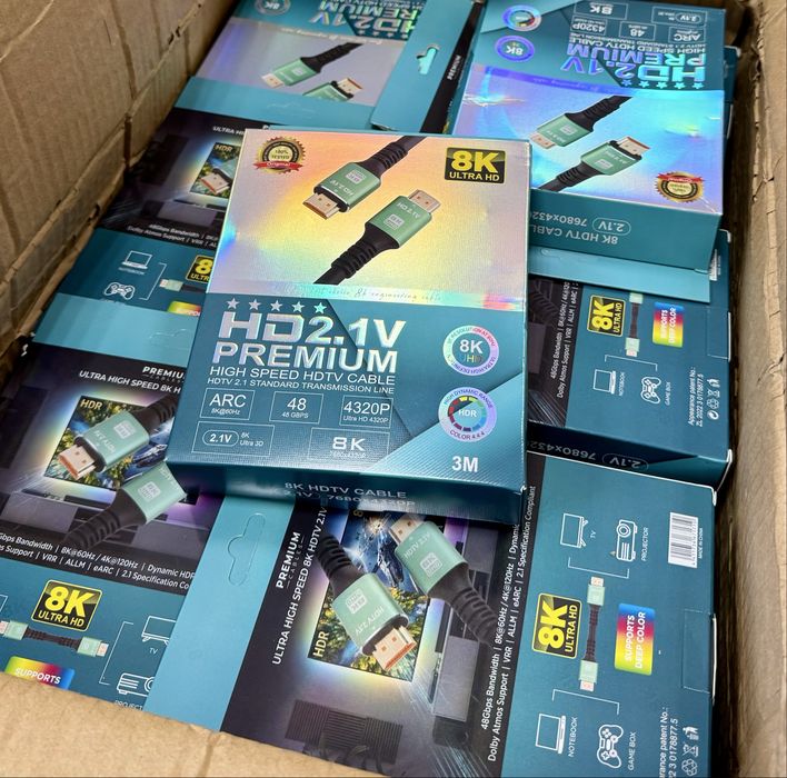Высокоскоростной кабель HDMI 2.1 Premium 3М