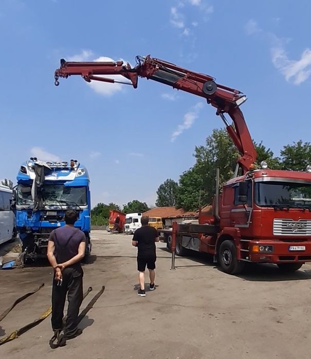 Камион с кран 21 м. Пазарджик. Транспортни услуги.Автокран