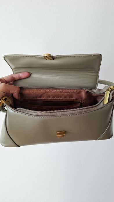 Сумка-багет из эко кожи