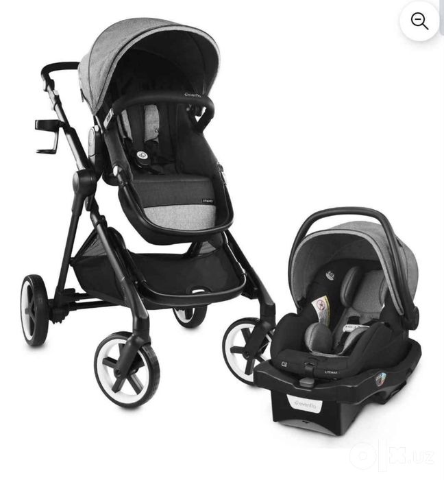 Evenflo Gold Pivot Xpand Smart Modular Travel System (Moonstone)