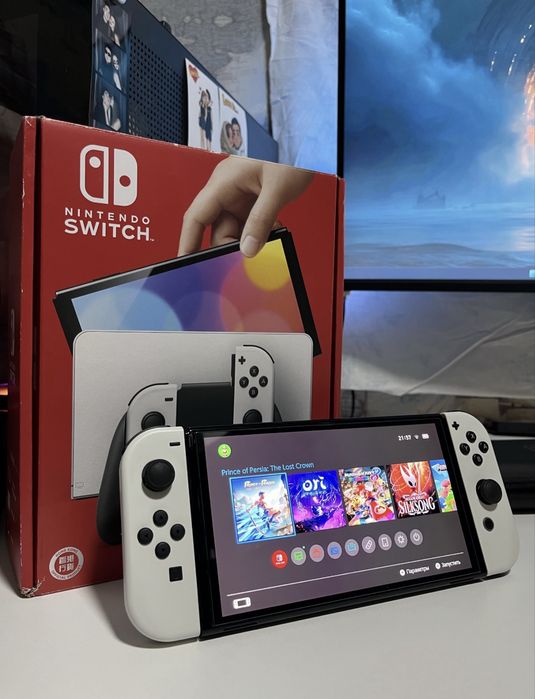 Продам прошитую Nintendo Switch Oled