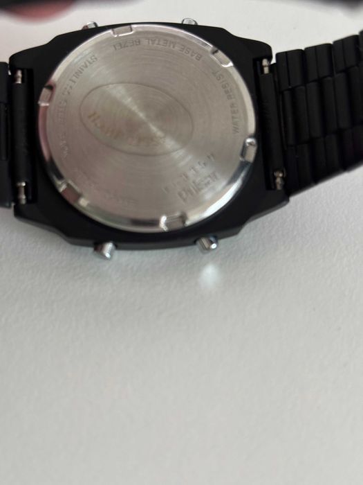 Ceas Pulsar digital alarm cronograf negru — stare bună
