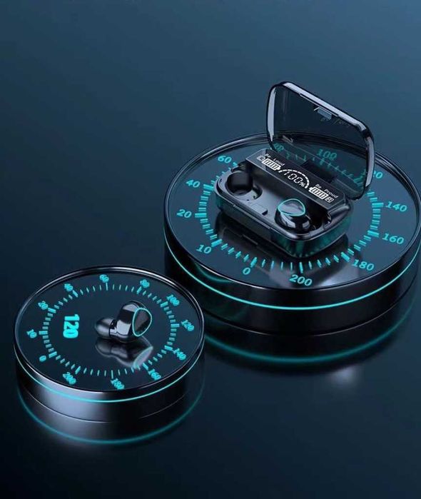 Безжични bluetooth слушалки с LED цифров дисплей