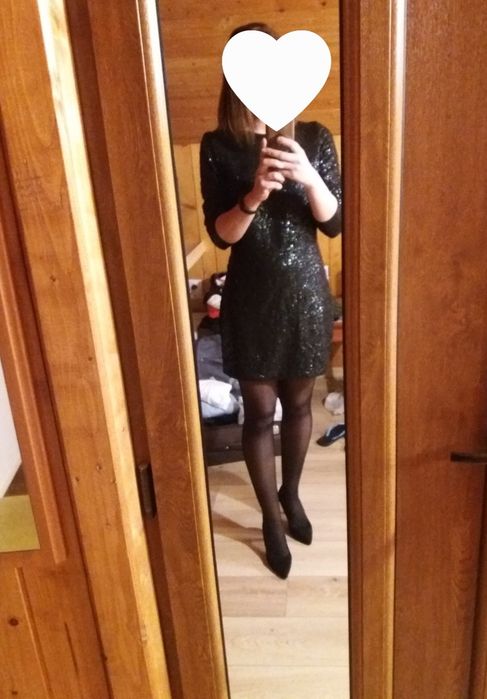 Rochie cu paiete H&M