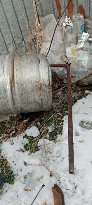 Душ бочка уличный