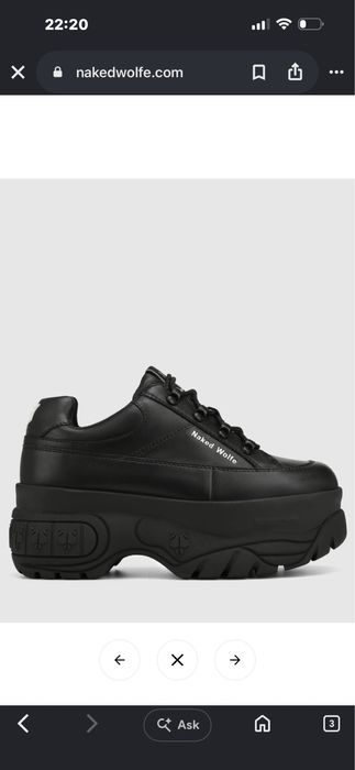Naked Wolfe обувки platform sporty
