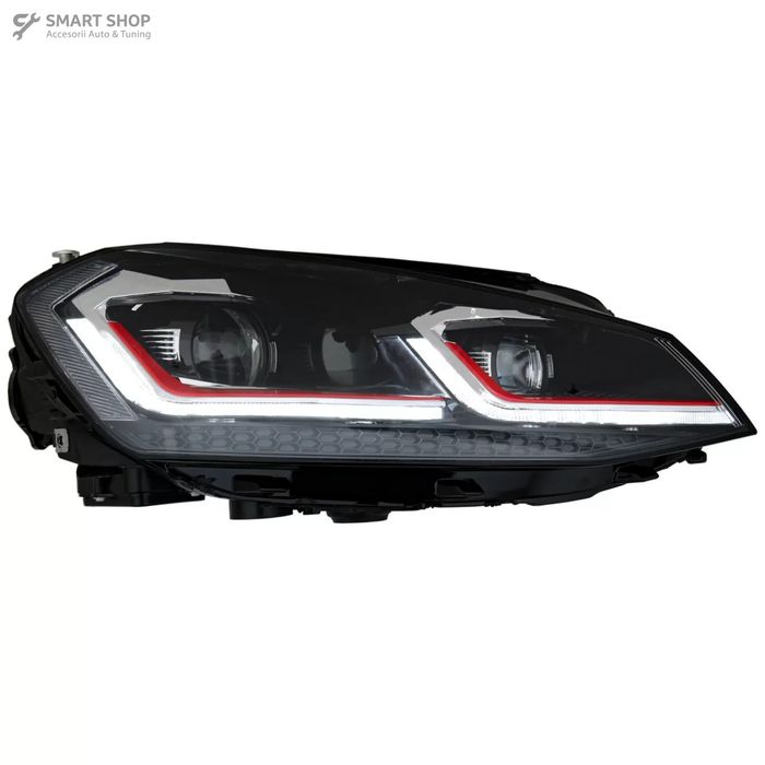 Faruri LED VW Golf 7 VII (2012-2017) Facelift G7.5 GTI Look cu Semnal