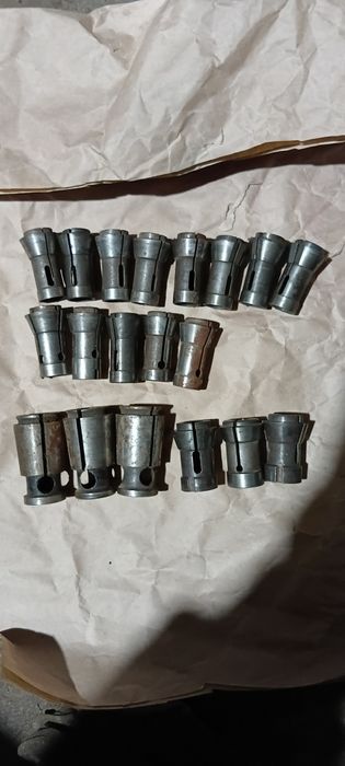 Фрезы, Цанговый патрон, переходники, втулки