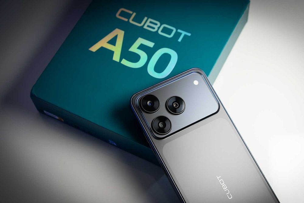 Cubot A50 - 6.6", 6GB+10GB/128GB, 5000mAh, 48MP, Android 16