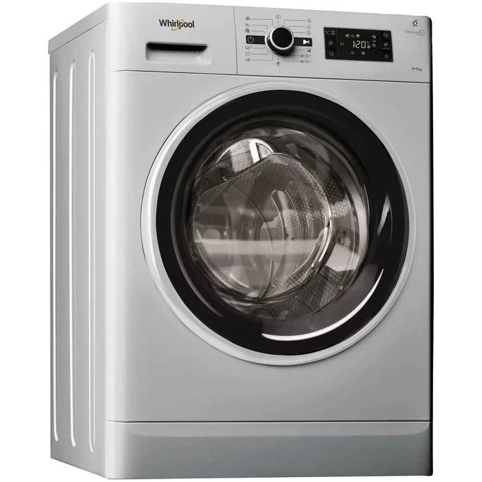 Masina de spalat rufe cu uscator Whirlpool FWDG96148SBS EU FreshCare+, 1400 RPM, 9 kg spalare, 6 kg uscare
