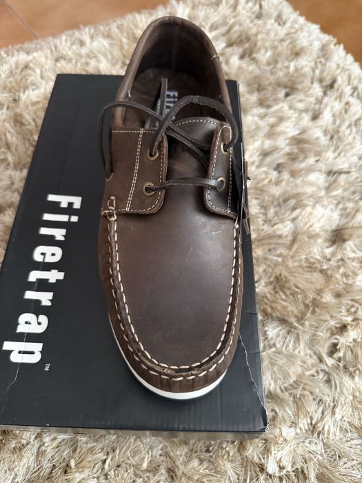 Mocasini Firetrap, Piele Naturala, Noi, Marimea 43