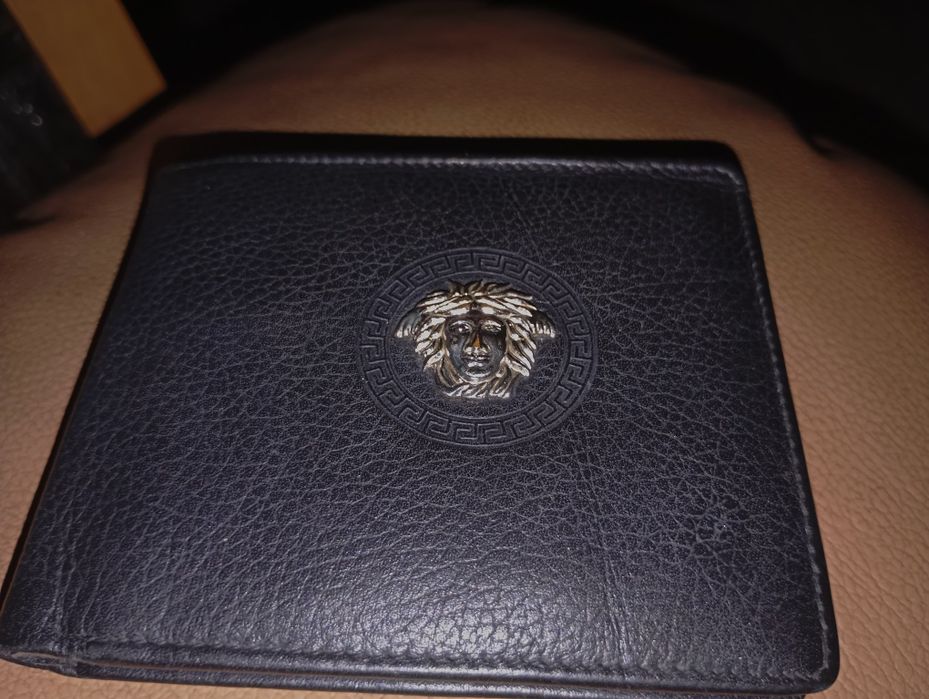 Винтидж много рядък унисекс портфейл Версаче от 80те години