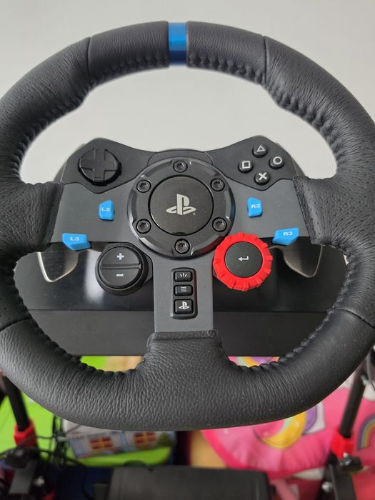 Volan logitech g29 PS5 SI PS5 + PC cu pedale si schimbător de viteze plus wheel stand Myria
