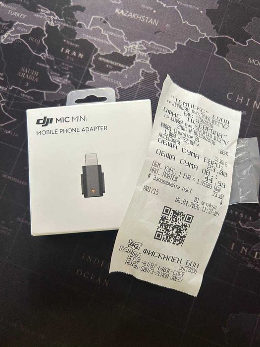 DJI Mic Mini iphone adapter lightning