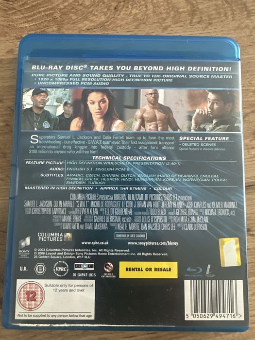 CD Film SWAT Blu-Ray