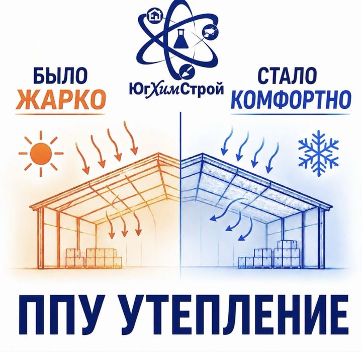 Утепление ППУ, пенополиуретан, утепление!