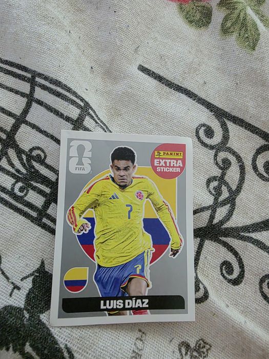 Vand Panini EXTRA STICKER Luis Diaz Silver