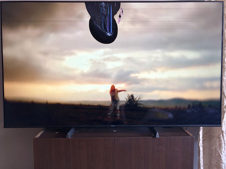 Philips tv счупен екран