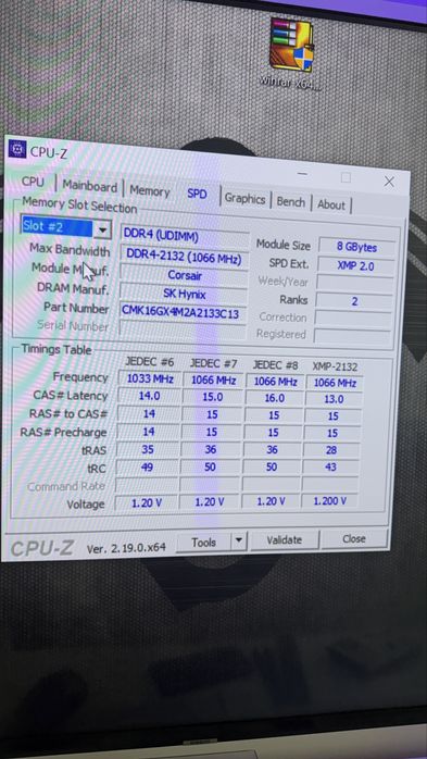 Kit 16gb DDR4 Vengeance 2133mhz