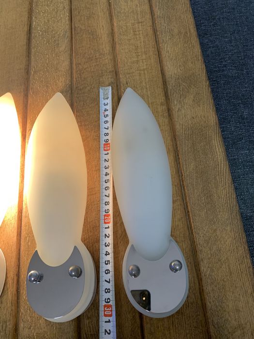 Аплик стъкло и никел