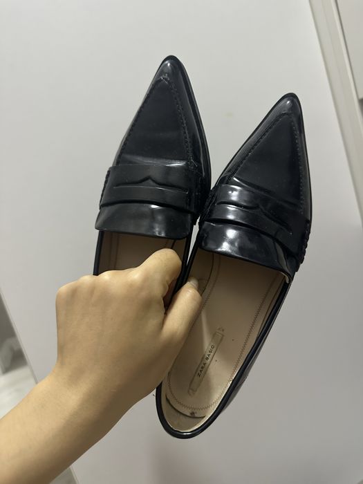 лоферы Zara в хрошем сост